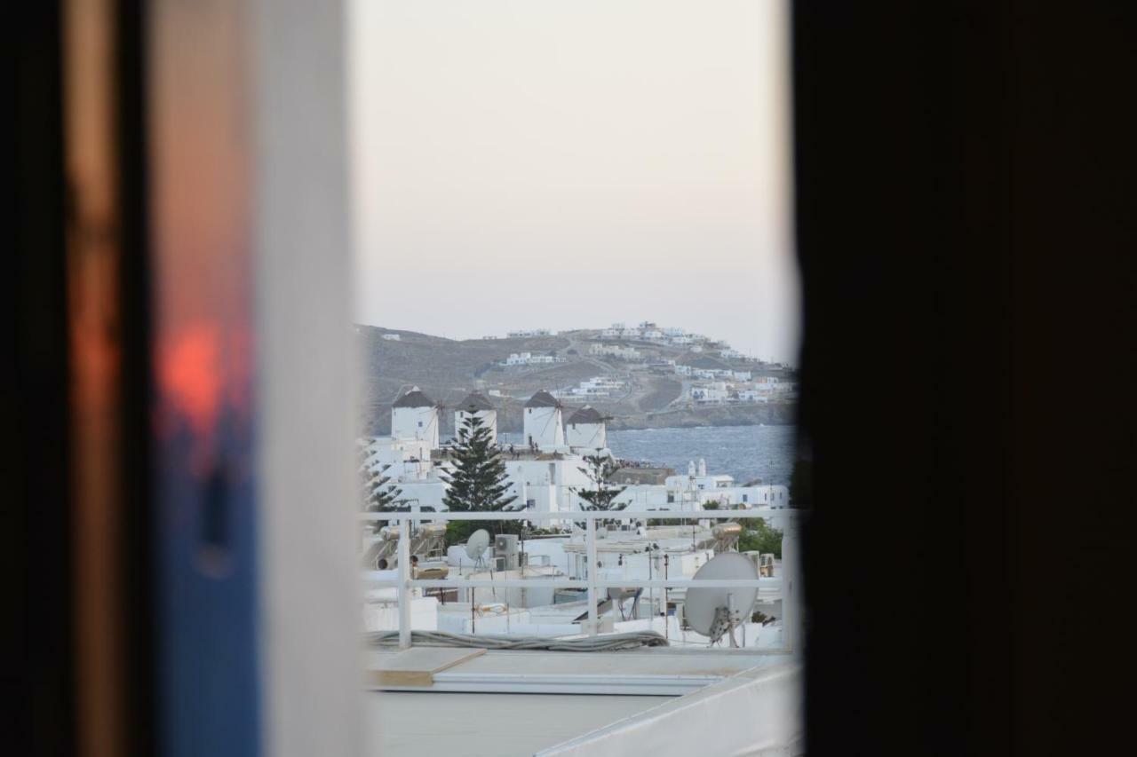 Bright & Relaxing Loft With Attic Room In The Heart Of Mykonos City Mykonos Town ภายนอก รูปภาพ